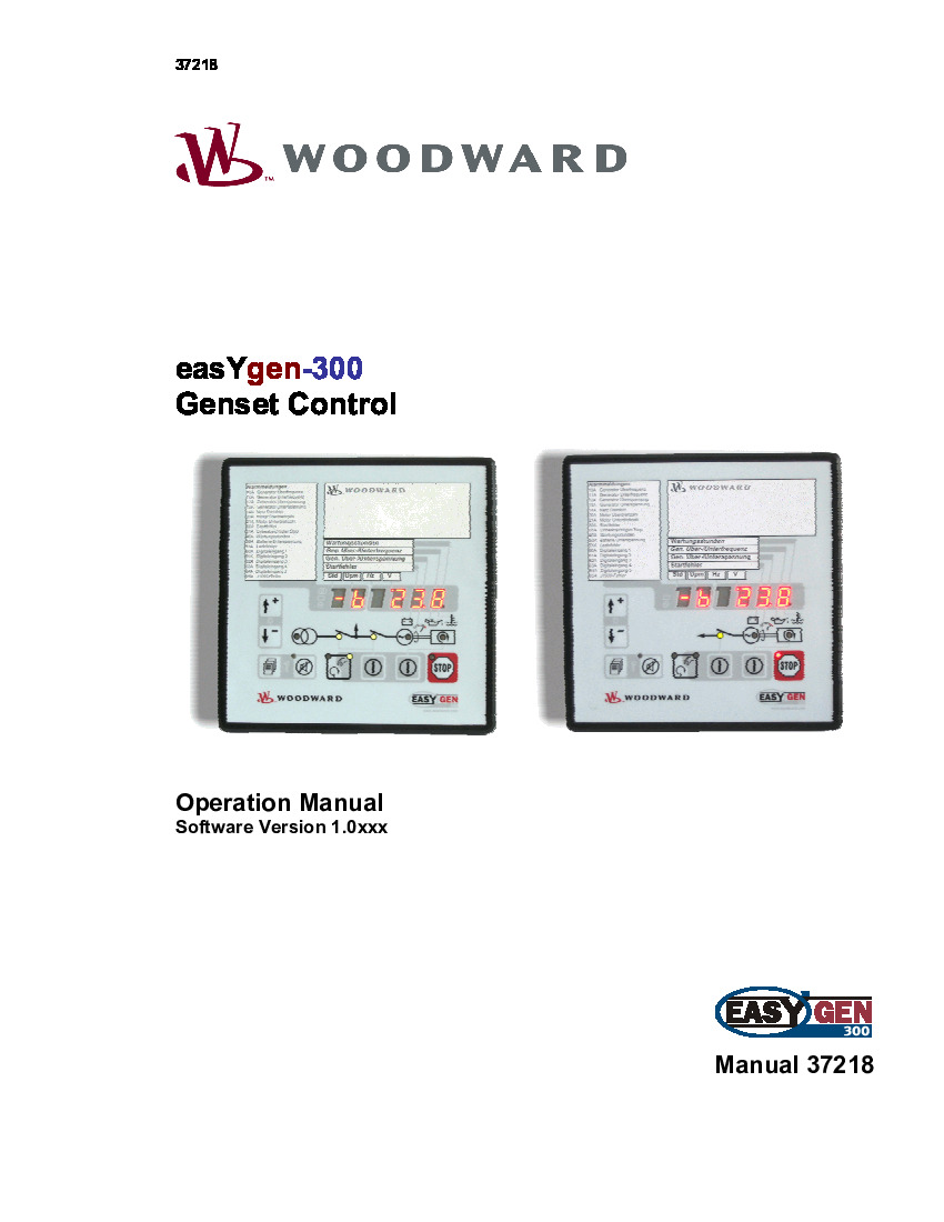 First Page Image of EasyGen-320 300 Series Manual.pdf